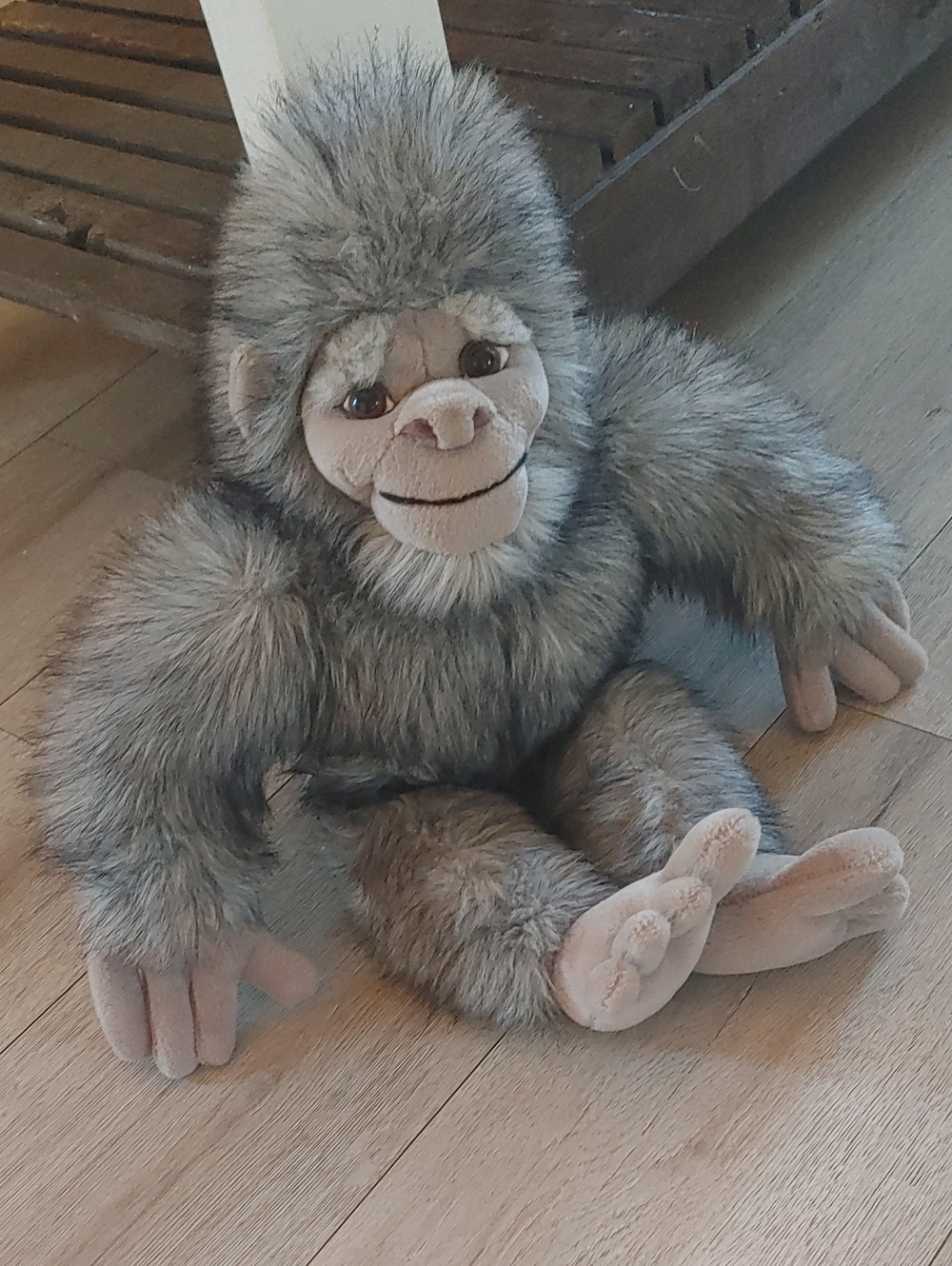 Yeti l Sears l Plush Grey Gorilla Stuffed Animal - Soft Fur Kids Toy 1994